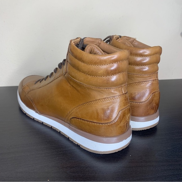Bacco Bucci Studio Leather High Top Casual Sneaker Shoe - Picture 7 of 12
